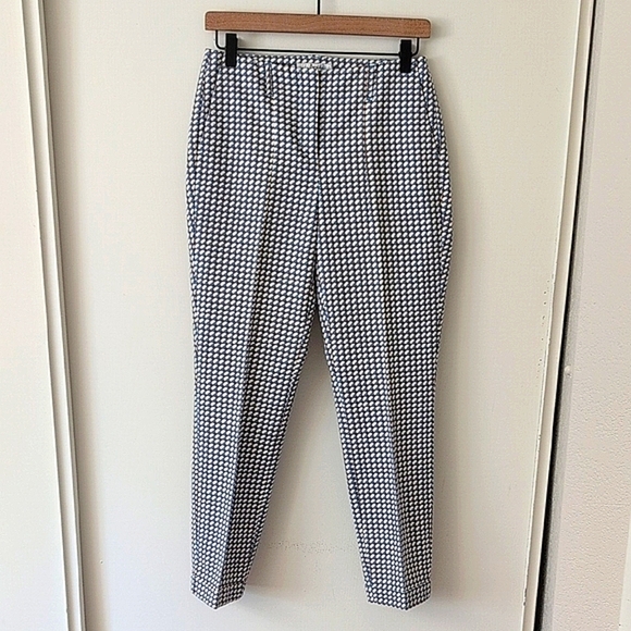 Boden Womens 4 Dress Pants Trousers Blue Brown Casual Contemporary Office Preppy - Picture 1 of 8